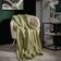Brentfords Teddy Blankets Green (150x125cm)