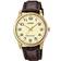 Casio analog mit Leder Armband MTP-V001GL-9B
