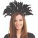 Bristol Novelty Black Feather Carnival Headdress