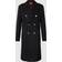 HUGO BOSS Miroy Wool Double Breasted Coat Black