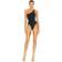 Norma Kamali One Shoulder Mio Swimsuit in Black Black