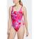 adidas Floral 3-Stripes Swimsuit Lucid Fuchsia Wonder Quartz