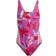adidas Floral 3-Stripes Swimsuit Lucid Fuchsia Wonder Quartz