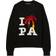 Palm Angels Love Wool Blend Sweater Black