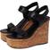 Guess Cataline Wedge Sandals Black