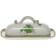 Bouquet Green Butter Dish