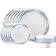 Corelle Ocean Blues 18-piece Dinner Set 16