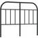 vidaXL Huvudgavel Metall Svart 120 cm Sänggavel 120cm