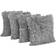 Sienna Mongolian Cushion Cover Silver, Grey (45.7x45.7cm)