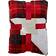 Dreamscene Large Tartan Sherpa Fleece Blankets Black