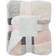 Dreamscene Check Sherpa Fleece Blankets Pink, Grey