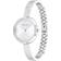 Calvin Klein Analog Quarzuhr für mit Silbernes Edelstahlarmband 25200181