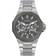 Guess GW0636G1 Hombre Multifunción Acero Inoxidable Gris Pulsera Plata 45mm Resistente Al Agua