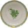 Bouquet Green Canton Saucer Plate