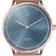 About Vintage 1969 Petite, Rose Gold Blue Sunray