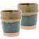 Villa Collection Evig Blue-Brown Espressokopp 10cl 2st
