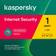 Kaspersky Internet Security Android Security Code in a Box Full version, 1 licence Windows, Android, Mac OS Antivirus