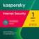 Kaspersky Sof Internet Security M 1U