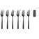 Amefa Felicity Cake Forks 15.6 cm 6-Pack Black Dessert Fork 6pcs