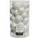 Decoris Baubles White Iris Julgranspynt 6cm 30st