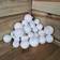 Decoris Baubles White Iris Julgranspynt 6cm 30st