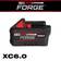 Milwaukee 48-11-1861 m18 18v redlithium forge xc6.0 battery pack