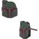 Star Wars Boba Fett Stud Earrings - Black/Red/Green