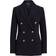 Lauren Ralph Lauren DoubleBreasted Wool Crepe Blazer Navy