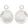 Burberry Paillette Hoop Earrings - Silver