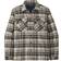 Patagonia M's Insulated Organic Cotton MW Fjord Flannel Ice Caps Smolder Blue