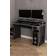 Birlea Enzo Gaming Computer Desk Black & Silver