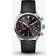 Tag Heuer New Carrera Chronograph 42mm Watch Black Black Leather Band Case