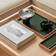 Gejst Frame Tray Oak/Green Serveringsbakke