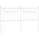 vidaXL white, 180 Metal Bed Bed Headboard