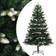 vidaXL Snow Hinge Green/White Christmas Tree 240cm