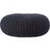 Homescapes Black Large Knitted Footstool Pouffe