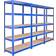 MonsterShop 3 x Q-Rax Blue Shelving System 90x182.5cm 3pcs