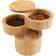 Totally Bamboo Triple Cellar, 3 Salt Bowl