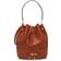 Lauren Ralph Lauren Leather Andie Drawstring Bag Tan One Size