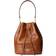 Lauren Ralph Lauren Leather Andie Drawstring Bag Tan One Size