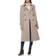 Cole Haan Signature Slick Wool Blend Trench Coat - Stone