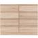 SECONIQUE Malvern Oak Chest of Drawer 122x100cm