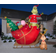 Gemmy Airblown Inflatable Grinch and Max in Sleigh Colossal Scene Dr. Seuss Multicolour Decoration 144.1"