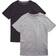 Tommy Hilfiger Kids' Plain Logo T-Shirts 2-pack - Black /Heather Grey