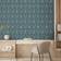 Muriva Elegance Bellflower Wallpaper Green M66114