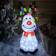 SnowTime Sitting Reindeer with Multi-Coloured Decoration 57.4cm