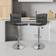 Alivio Luxury Black Bar Stool 76cm 2pcs