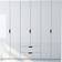 EVUHOME Bergen Wardrobe 180x180cm
