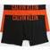 Calvin Klein Kids Trunks, Pack of 2, Black/Orange