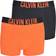 Calvin Klein Kids Trunks, Pack of 2, Black/Orange